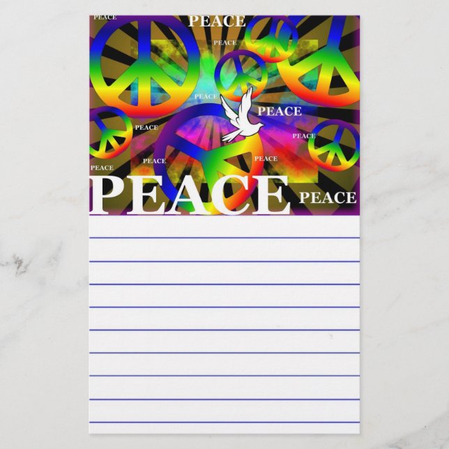 Peace Stationery (Front)