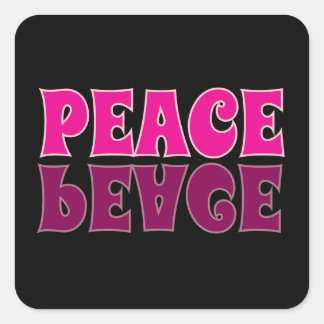 "Peace" Sticker