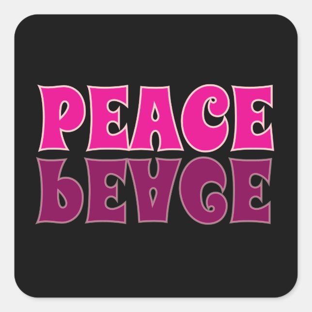"Peace" Sticker (Front)