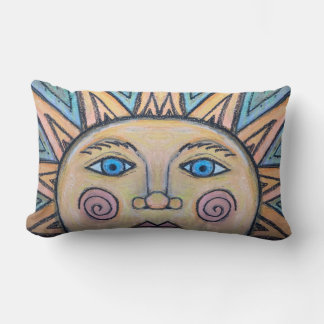 Peace Sun Card Lumbar Cushion