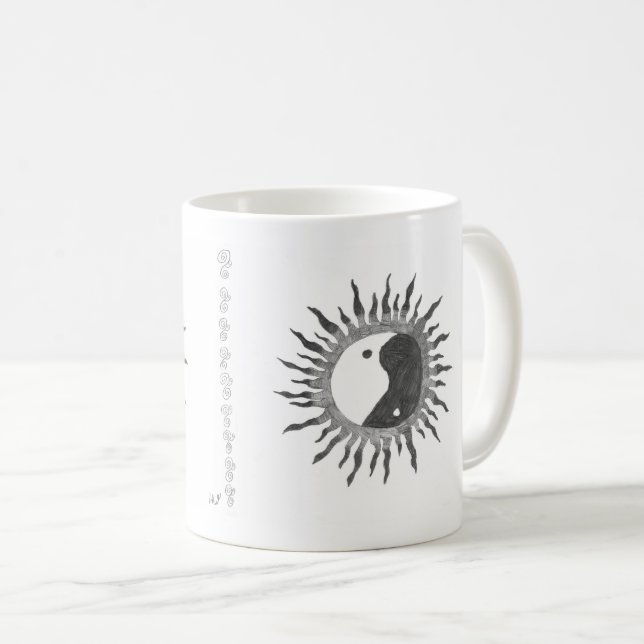 Peace Sun Coffee Mug (Front Right)