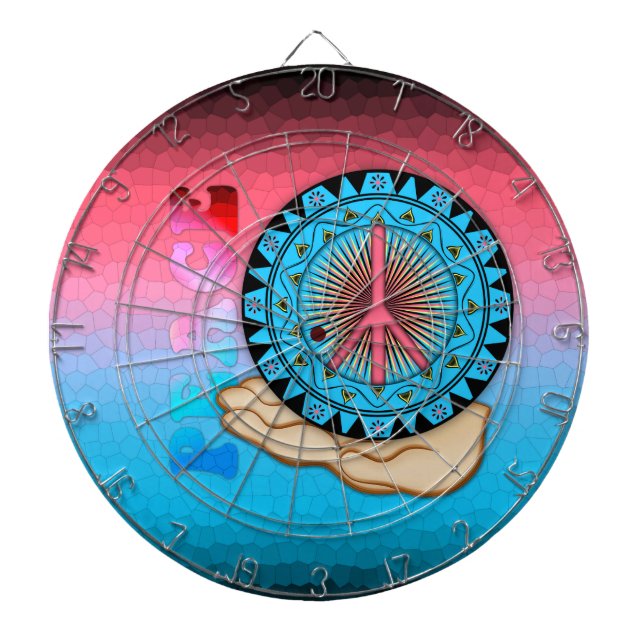 Peace ~ Sun Dartboard (Front)