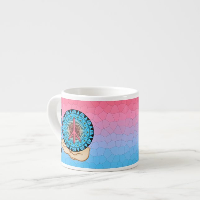 Peace ~ Sun Espresso Cup (Front Left)