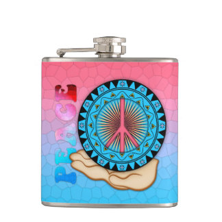 Peace ~ Sun Hip Flask