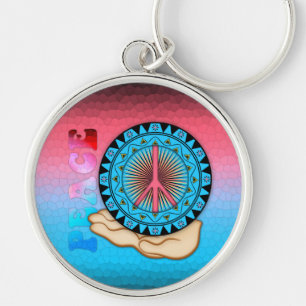 Peace ~ Sun Key Ring