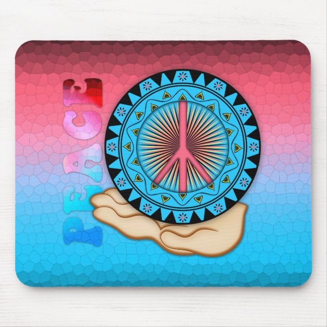 Peace ~ Sun Mouse Pad (Front)