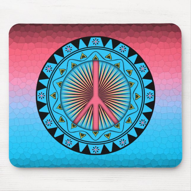 Peace ~ Sun Mouse Pad (Front)
