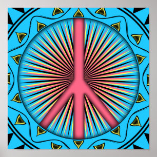 Peace ~ Sun Poster