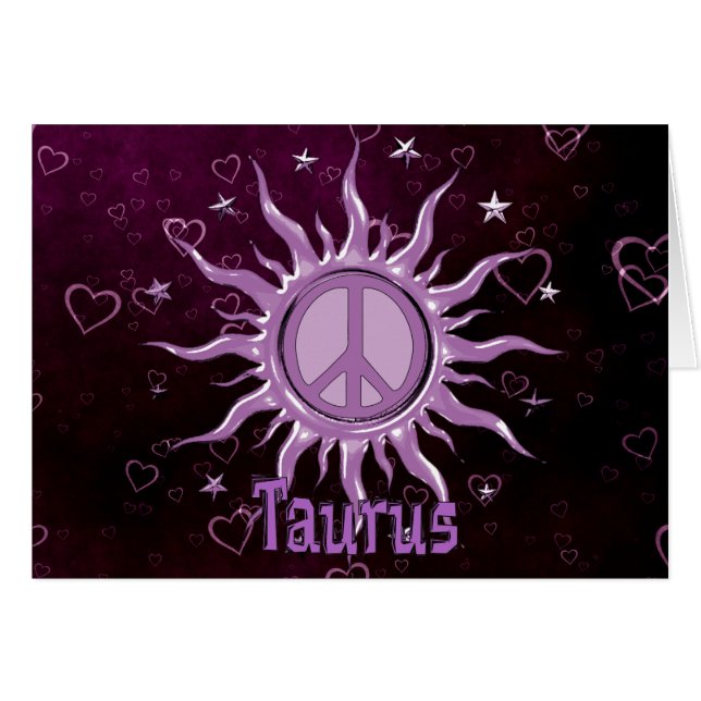 Peace Sun Taurus (Front Horizontal)