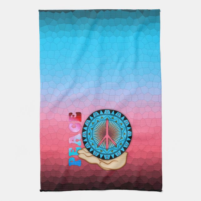 Peace ~ Sun Tea Towel (Vertical)