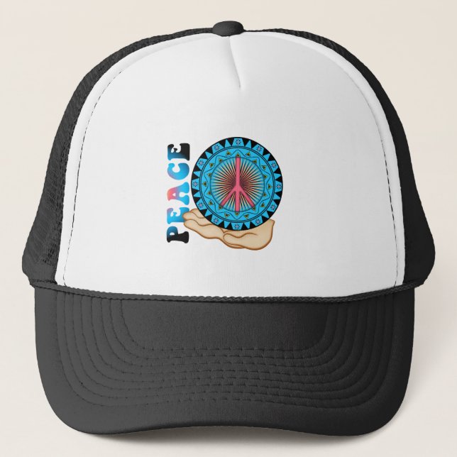 Peace ~ Sun Trucker Hat (Front)
