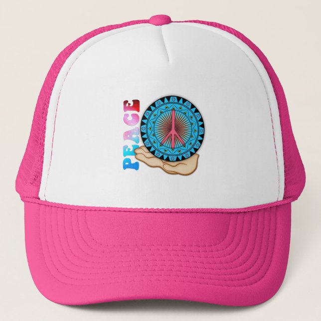 Peace ~ Sun Trucker Hat (Front)