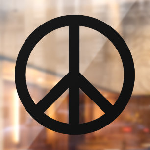 Peace symbol Anti War black elegant modern