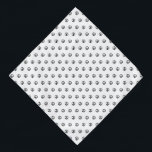 Peace symbol black white polka dot pattern dog bandana<br><div class="desc">Peace symbol,  anti war black and white polka dot pattern bandanna / dog bandanna.
Black peace symbol pattern on white background.
Minimalist,  modern,  elegant cute design.</div>