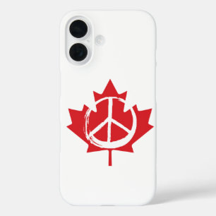 Peace Symbol Canada is Not for Sale to the USA iPhone 16 Case