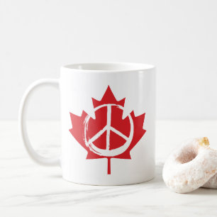 Peace Symbol Canada is Not for Sale to the USA Coffee Mug