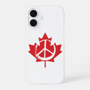 Peace Symbol Canada is Not for Sale to the USA iPhone 16 Case
