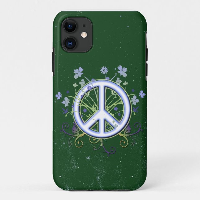 Peace Symbol Case-Mate iPhone Case (Back)