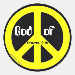 Peace Symbol Classic Round Sticker