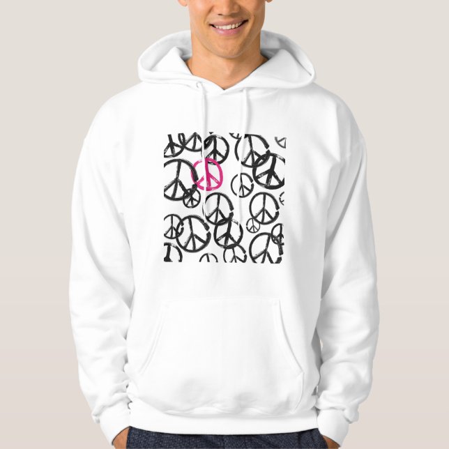 Peace symbol hoodie (Front)