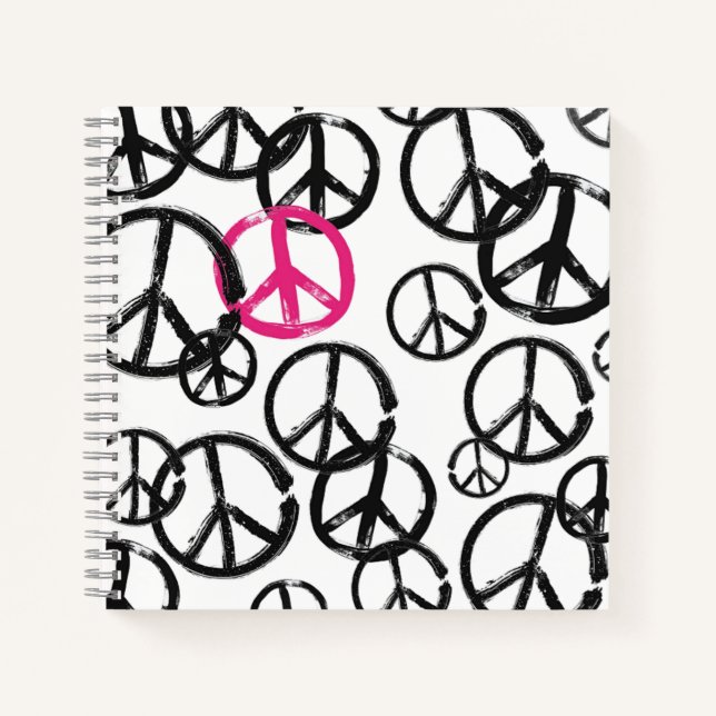 Peace symbol notebook (Front)