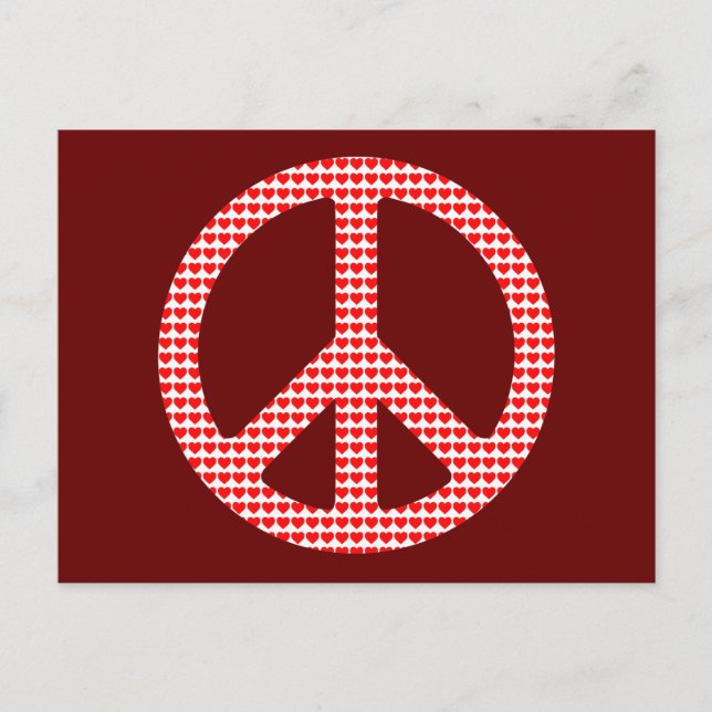 Peace Symbol Postcard (Front)