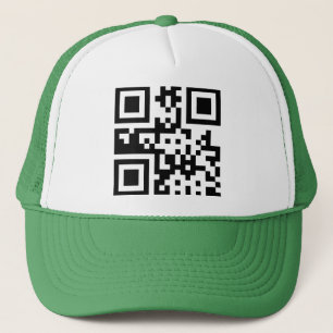 Peace ☮ Symbol -- QR Code Trucker Hat