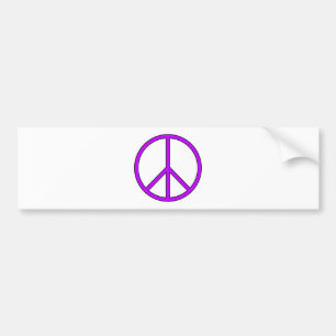 Peace Symbol Sign Love Hippie Anti War Protest Bumper Sticker