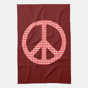 Peace Symbol Tea Towel