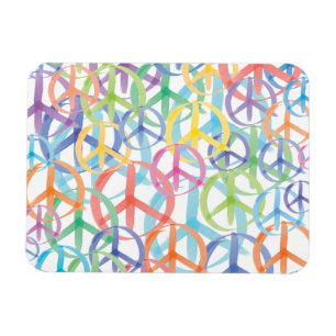 Peace Symbols Art Magnet