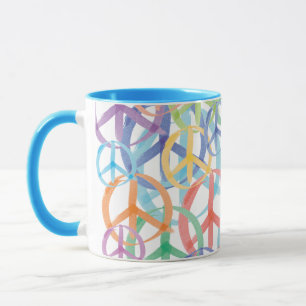 Peace Symbols Art Mug