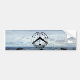 Peace the Old Fashion Way (Bumber Sticker) Bumper Sticker