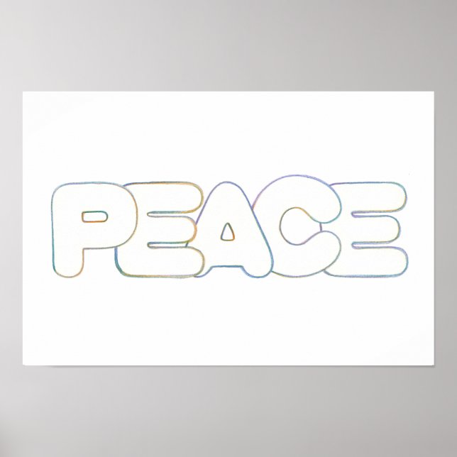 Peace, the word, Poster (Front)