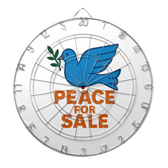 Peace Themed Dartboard (Front)