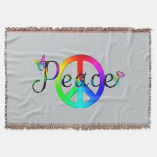 Peace Throw Blanket