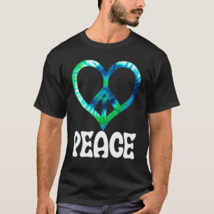 Peace Tie Love Finger  Women Hand Peace Love T-Shirt
