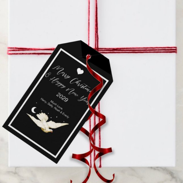Peace to All Dove Gift Tag Christmas Holiday (Creator Uploaded)