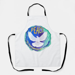 Peace to the World - Ukraine Apron