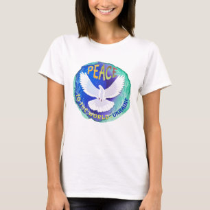 Peace to the World - Ukraine  T-Shirt