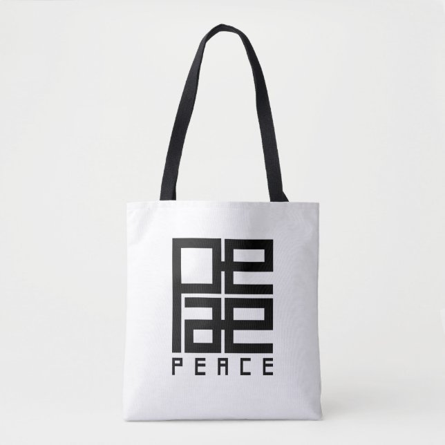 peace tote bag (Front)