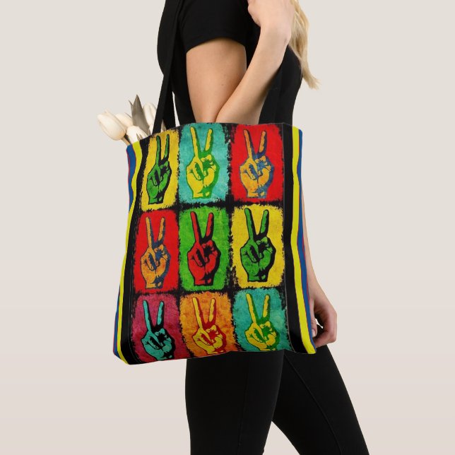 Peace Tote Bag  (Close Up)
