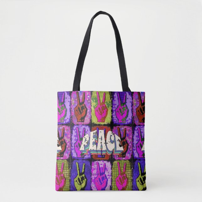 Peace Tote Bag  (Front)