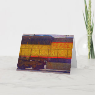 Peace Train Holiday Card