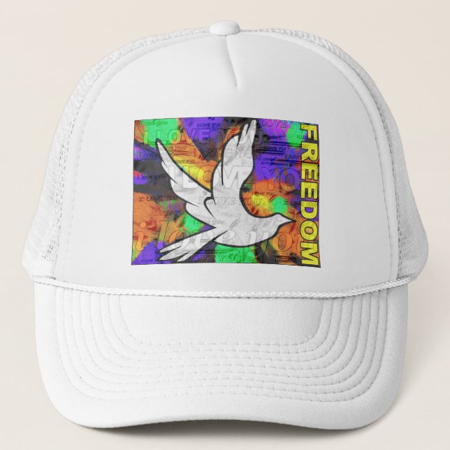 Peace Trucker Hat (Front)