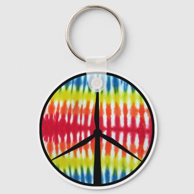 Peace Turbine Key Ring (Front)