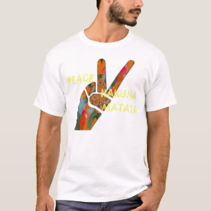 Peace two finger salute:  Basic T-Shirt Template