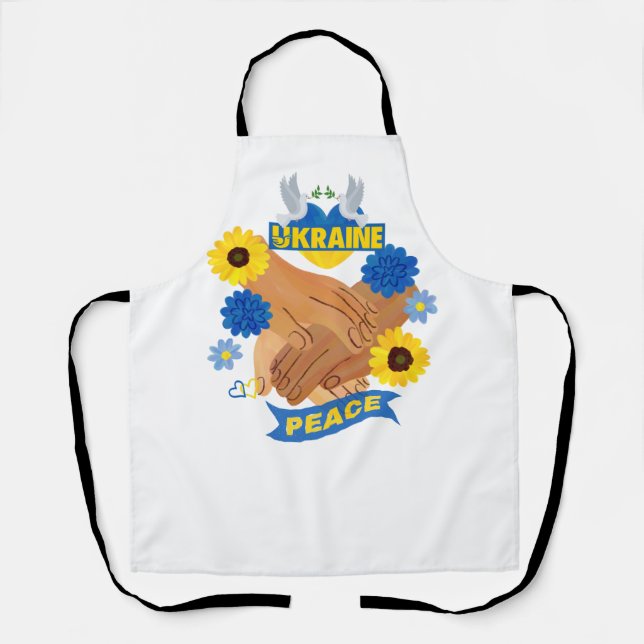Peace - Ukraine Apron (Front)