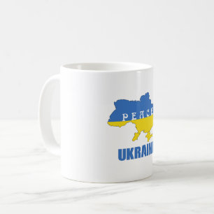 Peace Ukraine - Support Peace & Love Coffee Mug