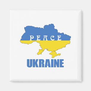 Peace Ukraine - Support Peace & Love Magnet