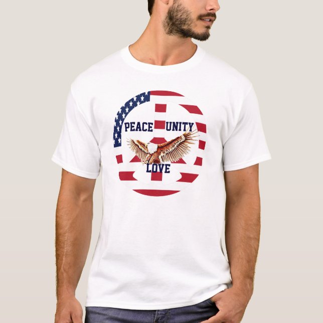 Peace,Unity & Love_ T-Shirt (Front)
